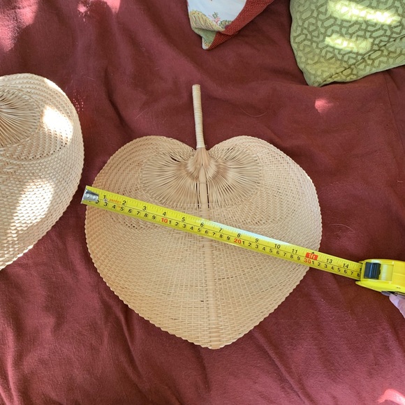 Boho Rattan Wall Baskets/Fans - Picture 4 of 4